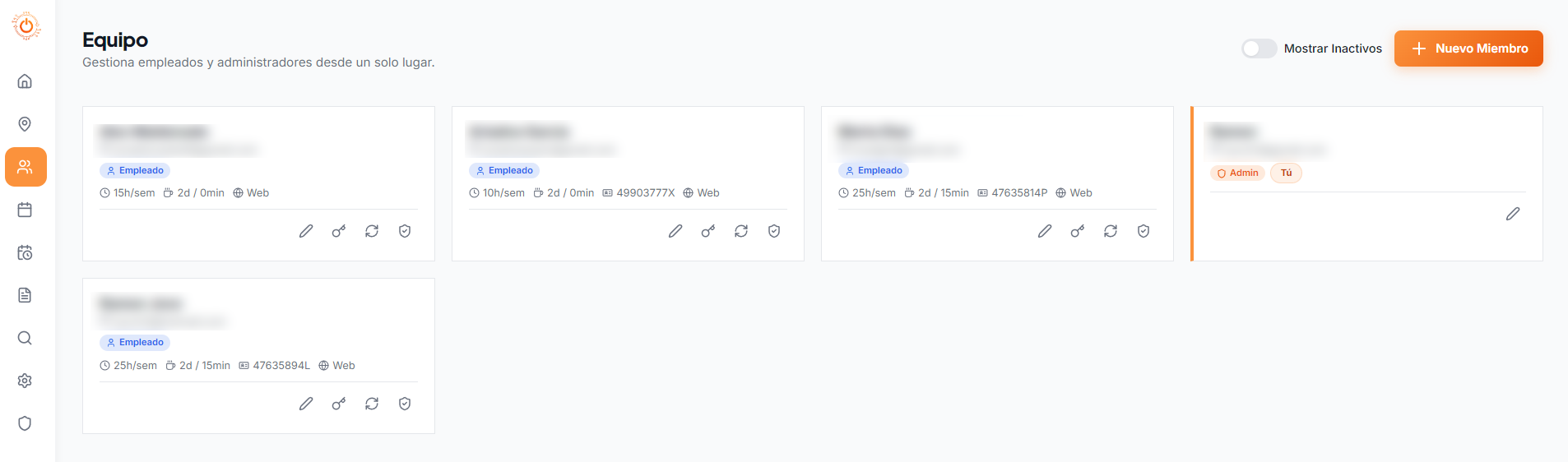Gestión de empleados